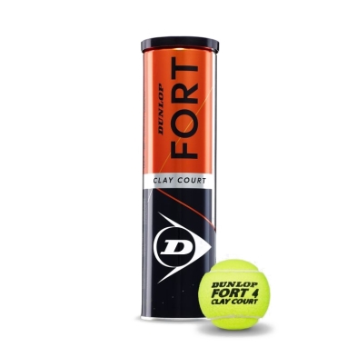 DUNLOP FORT CLAY COURT 4TIN X18