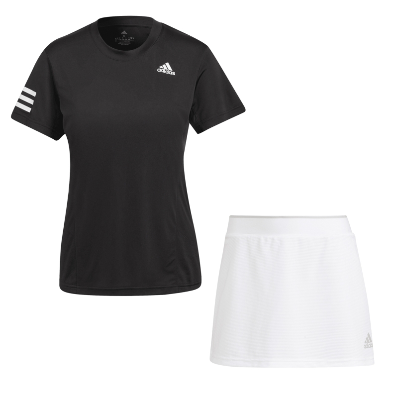 ADIDAS CLUB TEE+CLUB SKIRT