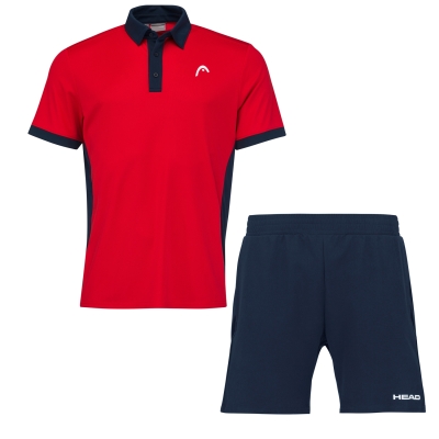 HEAD POLO SHIRT SLICE+SHORTS POWER