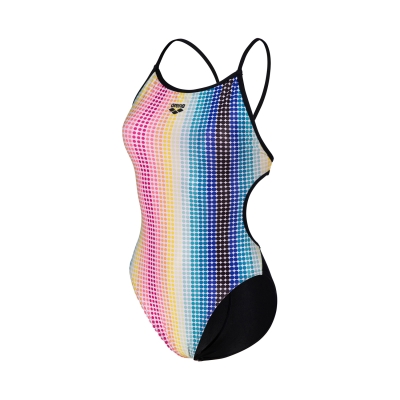 ARENA CIRCLE STRIPE SWIMSUIT LACE