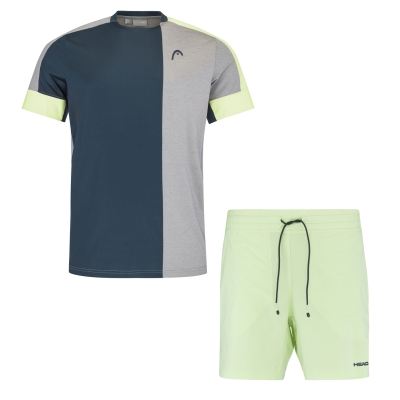 HEAD TECH T-SHIRT+PADEL SHORT